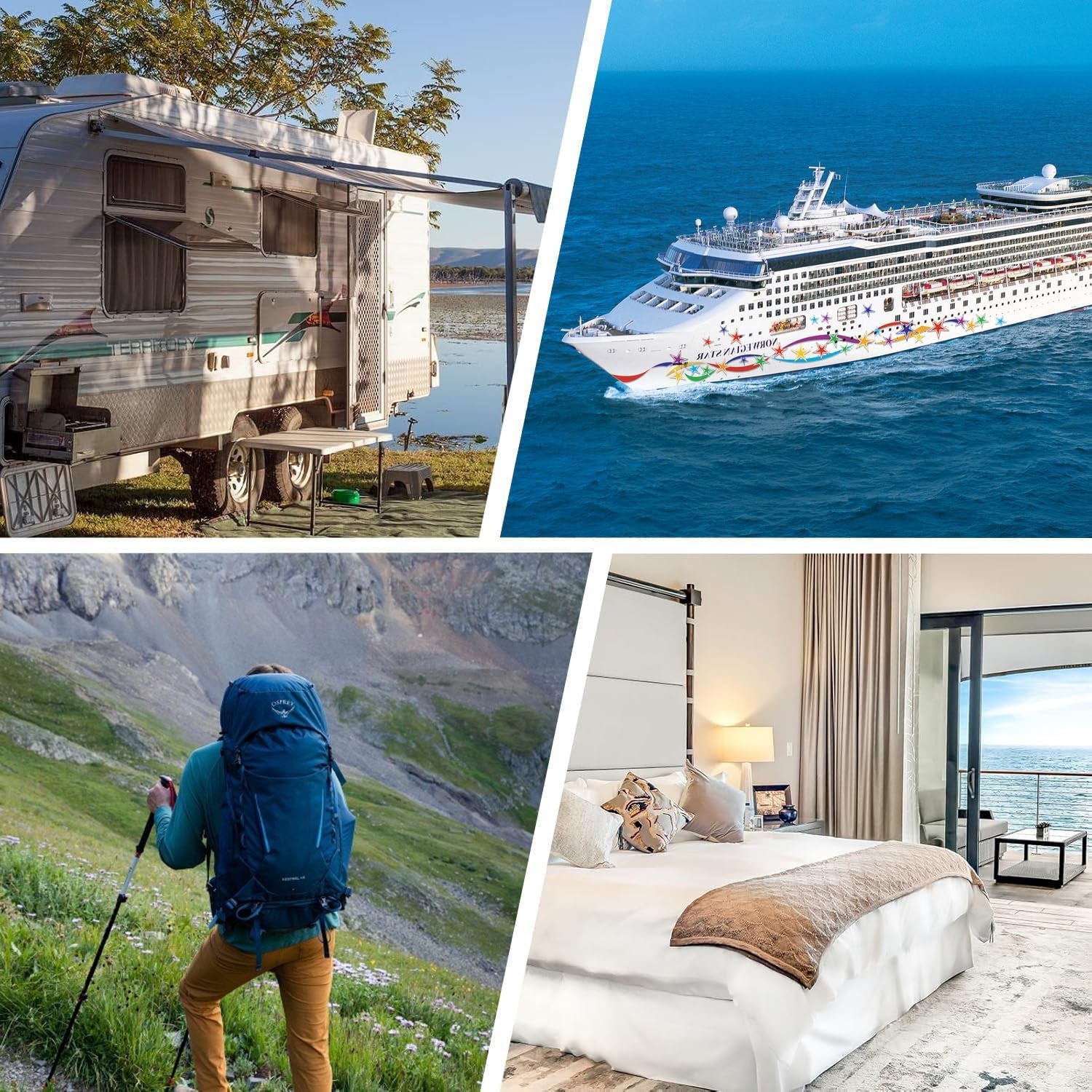 10 Pcs Plastic Travel Hangers - Portable Foldable Clothes Drying Rack for Travel